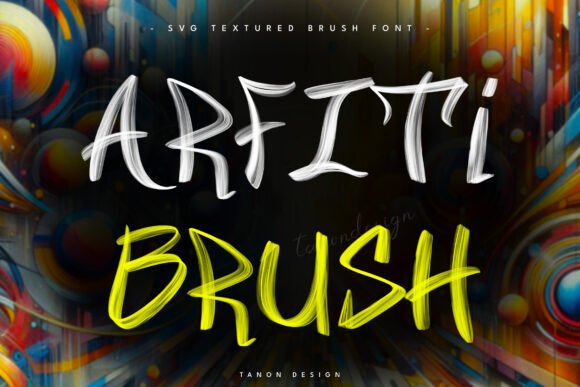 Arfiti Brush: A Bold SVG Typeface for Modern Designers
