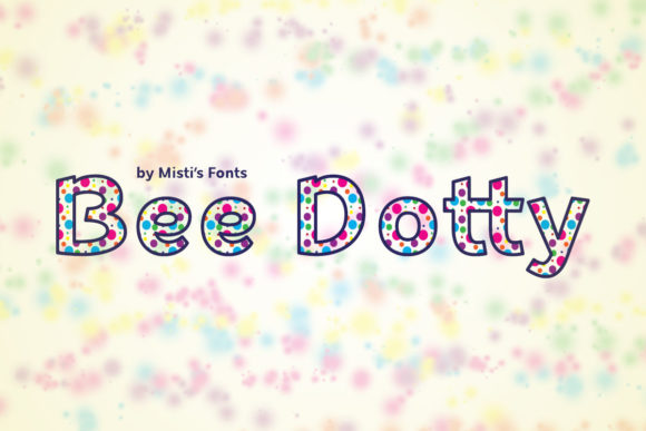 Bee Dotty: The Playful Color Font for Vibrant Design