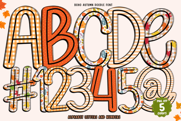 Boho Autumn Doodle: Your Creative Font for Cozy Fall Designs