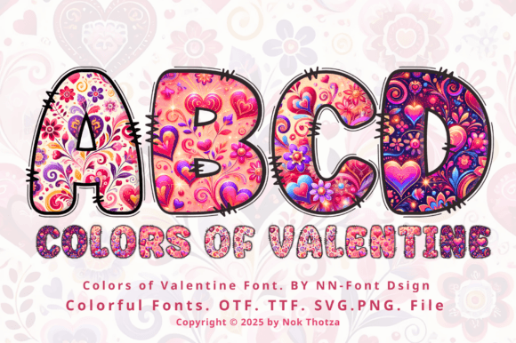 Colors of Valentine Font: Heartfelt Typography for Your Designs