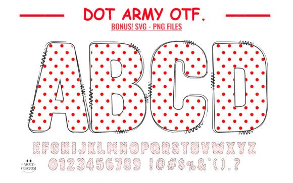 Dot Pattern: A Typeface That Weaves Charm and Elegance