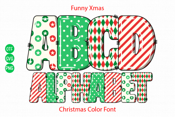 Funny Xmas: The Color Font That Makes Holiday Designs Pop