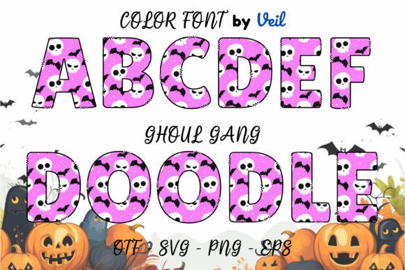 Ghoul Gang: The Color Font That Brings Halloween to Life