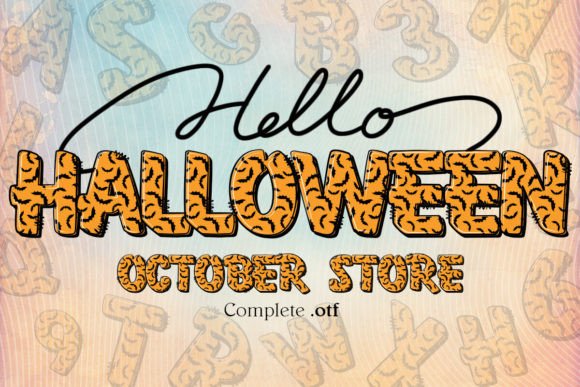 Halloween Bat: A Font That Captures Autumn's Charm and Spooky Spirit
