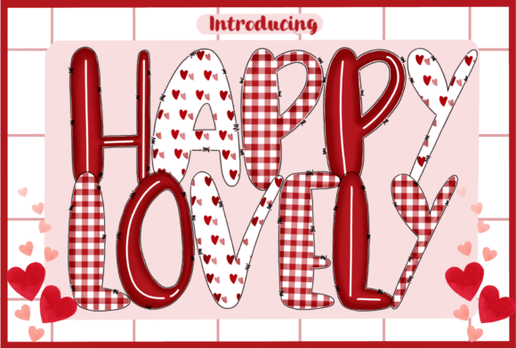 Happy Lovely: A Festive Typeface for Cheerful Holiday Designs