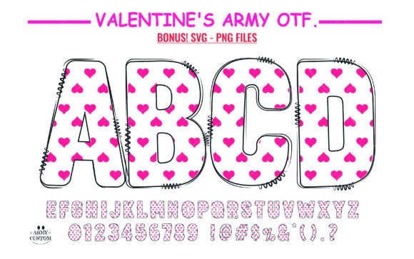Love Valentine's Doodle Heart: A Font with Soul