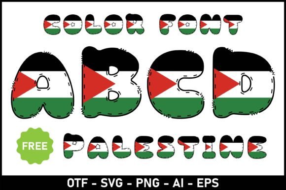 Palestine: A Playful Typeface for Creative Projects