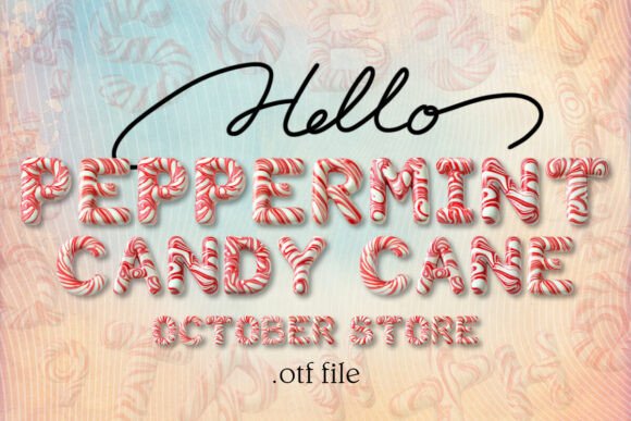 Peppermint Candy Cane: Sweeten Your Holiday Designs