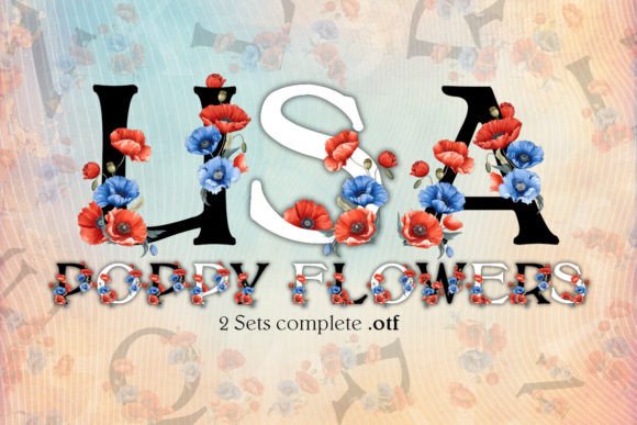 Poppy Flower Font: A Blooming Alphabet for Creative Projects