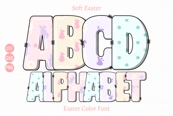 Soft Easter: The Playful Color Font for Creative Projects