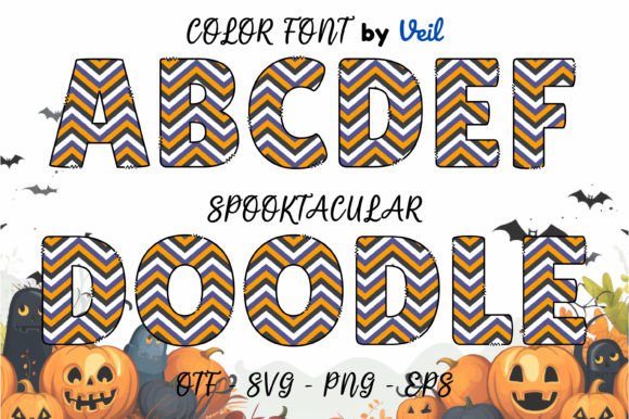 Spooktacular: The Color Font for Halloween and Beyond