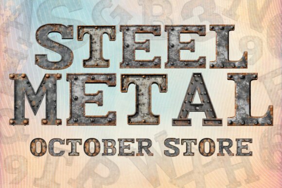 Steel Metal: The Heavy-Duty Typeface for Bold Branding